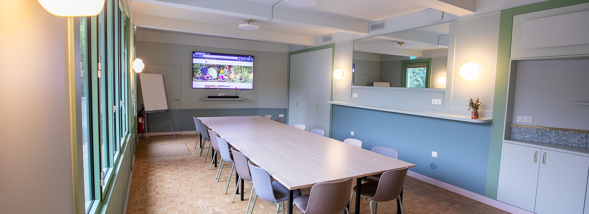 Notre salle de séminaire peut accueillir 35 personnes